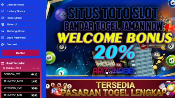 Halaman Utama Situs Togel Arizona88