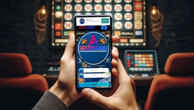 Memegang Smartphone untuk Bermain Togel