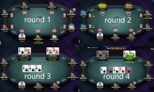 Putaran Permainan Dalam Game Texas Poker