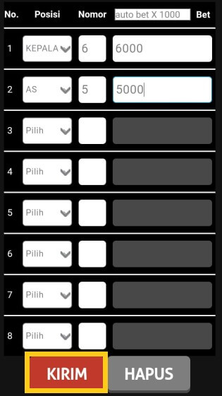 Tabel Taruhan Togel Arizona88Apk